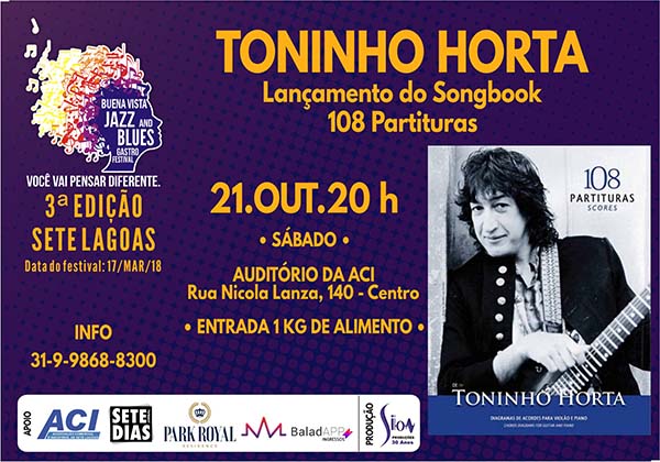 Songbook 108 Partituras do guitarrista Toninho Horta